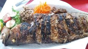 Thiof braisé au feu de bois