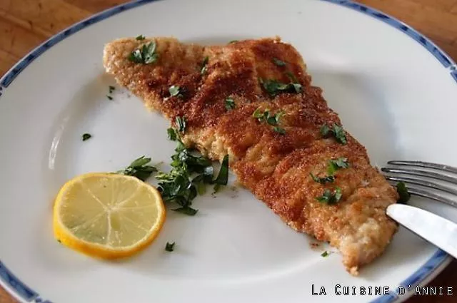 Escalope de veau panée