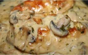 Poulet aux champignons de Paris