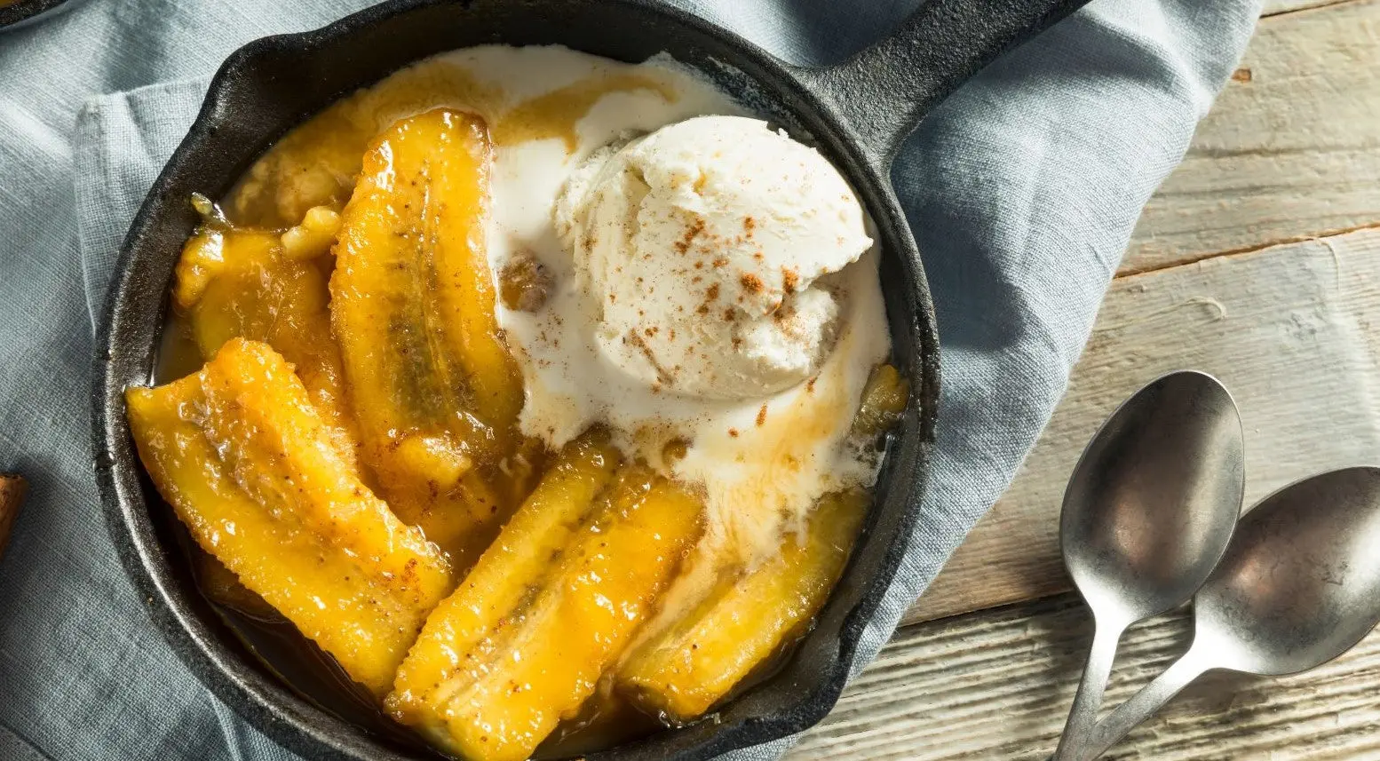 Banane flambée